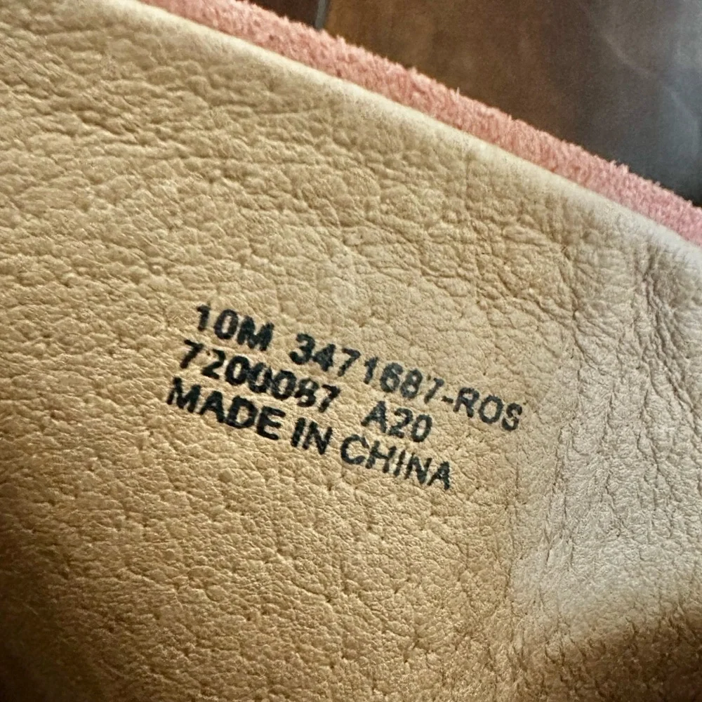 Frye Tash Rose Suede Leather Strappy Sandal Peep Toe Ankle Bootie NWOT size 10 - Picture 12 of 13